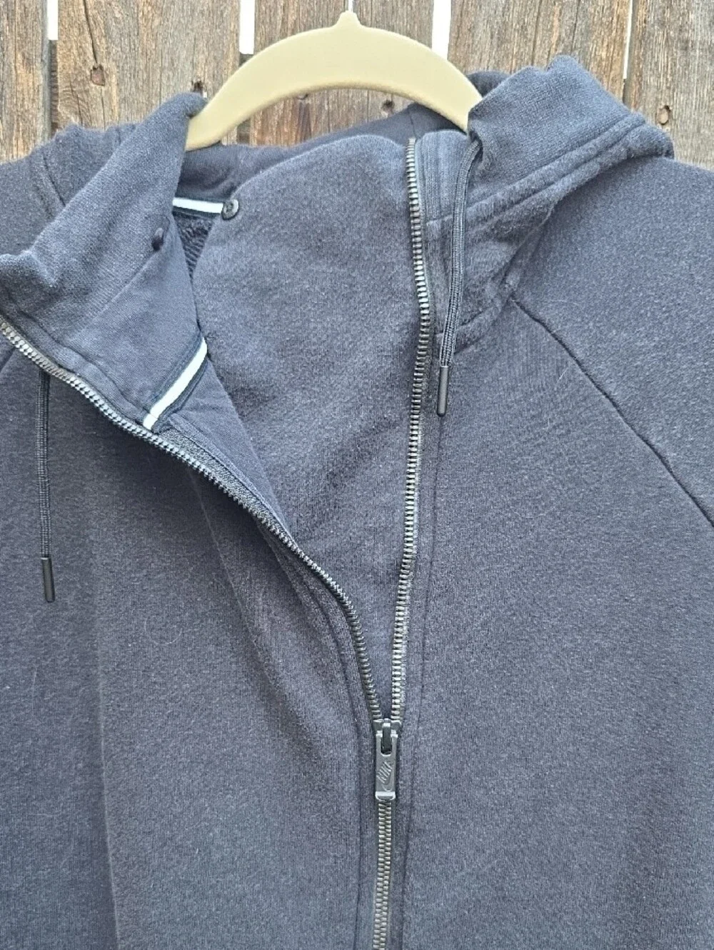 Nike Black Zip-Up Hooded Jacket